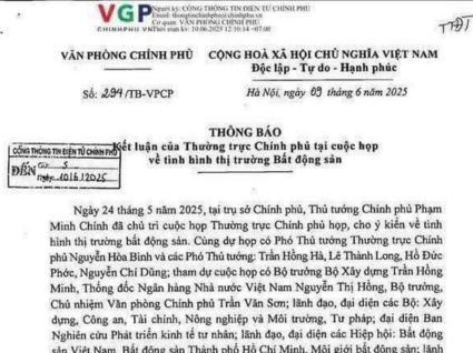 Chỉ đạo, điều hành của Chính phủ, Thủ tướng Chính phủ ngày 9/6/2025